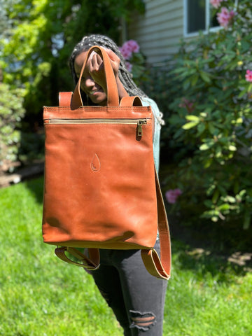 The Lydia Leather Backpack