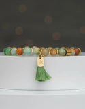 Enchanted Beaded Tassel Bracelet