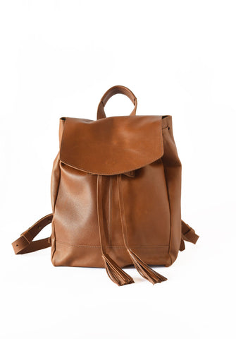 The Tassel Leather Backpack