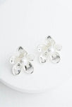 Hope in Bloom Silver & Pearl Earrings