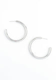 The Classic Silver Hoops