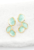 Hope Echo Earrings in Mint