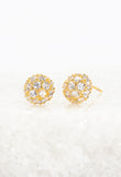 Luster Gold Bloom Studs