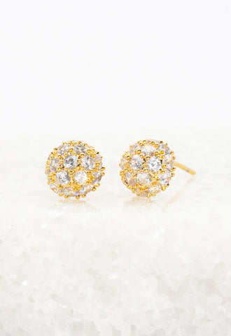 Luster Gold Bloom Studs