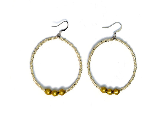Anon Bullet Hoop Earrings