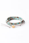 Joy Turquoise Wrap Bracelet