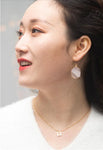 Axis Gold Square Cross Necklace