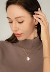 Holly Layered Mother of Pearl Necklace