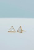 Known Mother of Pearl Triangle Studs