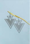 CiCi Silver Geometric Earrings