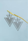 CiCi Silver Geometric Earrings