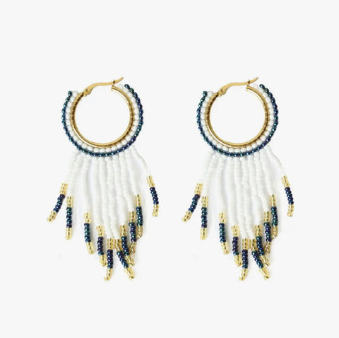 Armada Fringe Embera Beaded Earrings