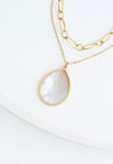Holly Layered Mother of Pearl Necklace