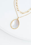 Holly Layered Mother of Pearl Necklace