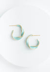 With a Twist Mint Hoops