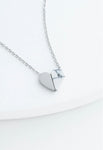 Alexis Silver Heart Necklace
