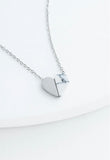 Alexis Silver Heart Necklace