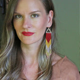 Cornucopia Vista Embera Beaded Earrings