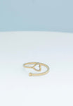 Ada Gold Adjustable Heart Ring