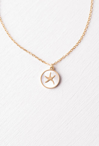 Transformed Mother of Pearl Starfish Necklace