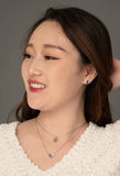 Alexis Silver Heart Necklace